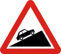 Steep ascent