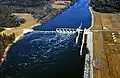 Claiborne Lock and Dam on the Alabama River, approximately 5 miles (8&nbsp;km) upriver from Claiborne, Monroe County