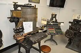 Unitype "cold metal" typesetter