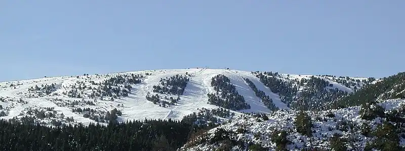 Panoramic View of Audiberge in winter