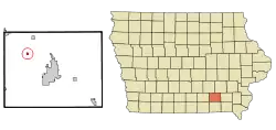 Location of Chillicothe, Iowa