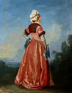 Antoine Watteau (?), Polish Woman, c.&nbsp;1710–1720s, oil on panel, National Museum, Warsaw