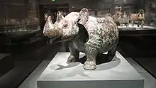 Zun in shape of rhinoceros, China, 1100s–1050 BCE