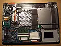 Laptop motherboard with integrated hardwares