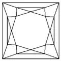 Princess cut diagram