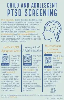  Free, empirically supported screening tools for assessing PTSD in children and adolescents