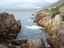 The entry gully at Vogelsteen