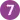 The number 7 in the purple background