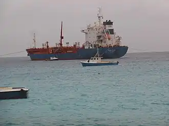 The German owned Valletta registered Oil Tanker Murray Star was pictured in the Port of Oistins on 3rd March 2015 having sailed from Cul-de-Sac St Lucia. By 9th March she had almost reached her next destination Freeport Bahamas. http://www.marinetraffic.com/ais/details/ships/shipid:149310/mmsi:215178000/im