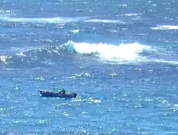 Pirogue Betty on Inner Cobblers Reef.