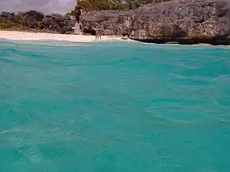 The Public Steps at Crane Beach North were viewed by a diver.